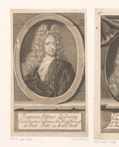 Portret van Johann Peter von Ludewig