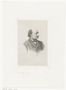 Portret van Johann Philip van der Kellen