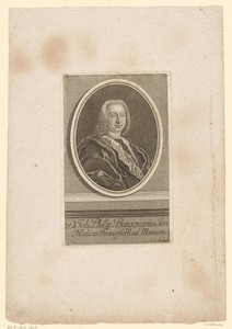Portret van Johann Philipp Burggrave