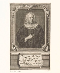 Portret van Johann Philipp Fresenius