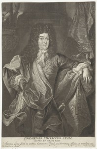 Portret van Johann Philipp Stoll