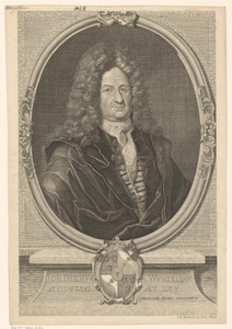 Portret van Johann Philipp von Wurzelbau op 65-jarige leeftijd