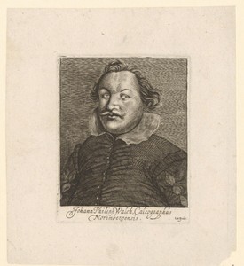 Portret van Johann Philipp Walch