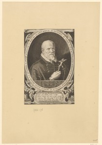 Portret van Johann Pistorius op 60-jarige leeftijd
