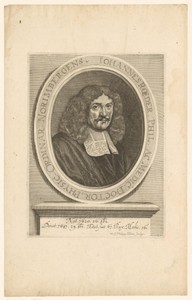 Portret van Johann Röder op 61-jarige leeftijd