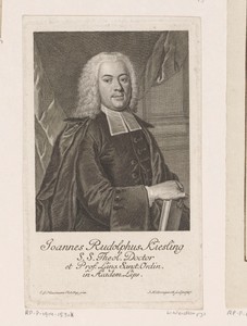 Portret van Johann Rudolph Kiesling