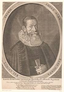 Portret van Johann Rudolph Saltzmann