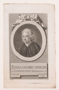 Portret van Johann Salomo Semler
