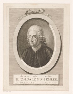 Portret van Johann Salomo Semler