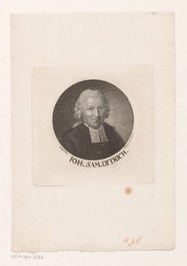 Portret van Johann Samuel Diterich