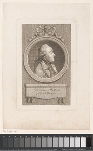 Portret van Johann Samuel Halle