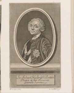 Portret van Johann Sebastian Haller von Hallerstein