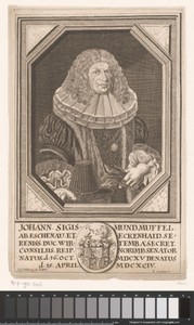 Portret van Johann Sigmund Muffel