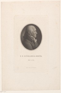 Portret van Johann Sigmund Schadeloock