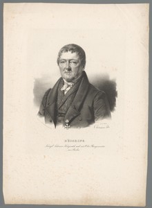 Portret van Johann Stephan Gottfried Büsching