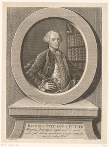Portret van Johann Stephan Pütter