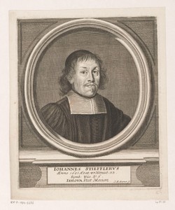 Portret van Johann Stieffler