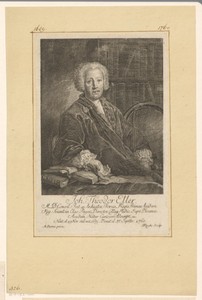 Portret van Johann Theodor Eller