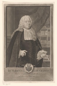 Portret van Johann Ulrich Freiherr von Cramer