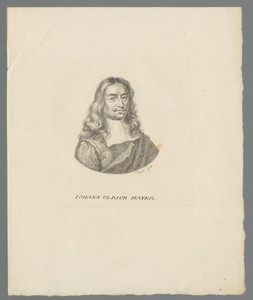 Portret van Johann Ulrich Mayr