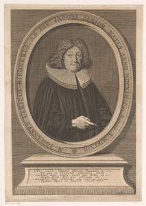 Portret van Johann Ulrich Riedner