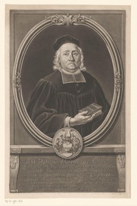 Portret van Johann Volpert Eber