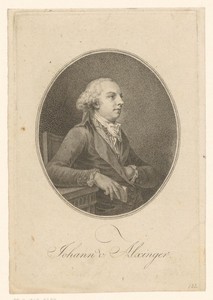 Portret van Johann von Alxinger