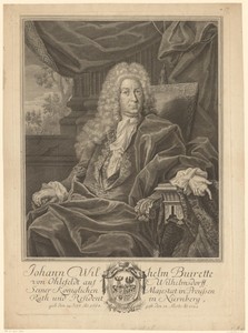 Portret van Johann Wilhelm Buirette von Ohlefeld