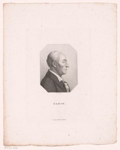 Portret van Johann Wilhelm Ludwig Gleim