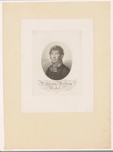 Portret van Johann Wilhelm von Wiebel