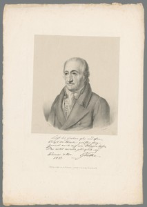 Portret van Johann Wolfgang von Goethe