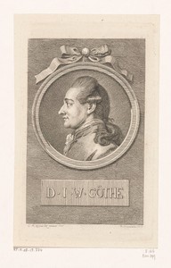 Portret van Johann Wolfgang von Goethe