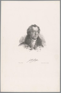 Portret van Johann Wolfgang von Goethe