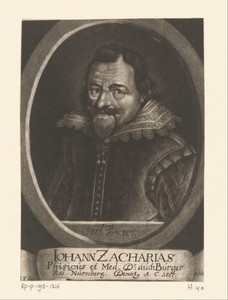 Portret van Johann Zacharias
