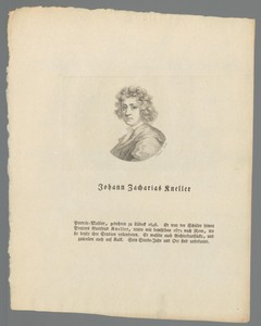 Portret van Johann Zacharias Kneller