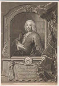 Portret van Johann Zacharias Platner