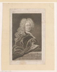Portret van Johann Zacharias Platner