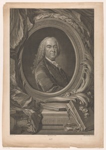 Portret van Johann Zacharias Richter
