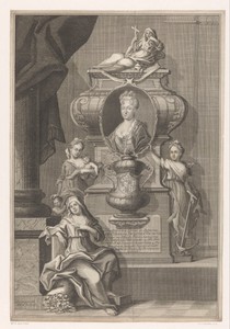 Portret van Johanna Dorothea, Gräfin Reuß-Schleiz