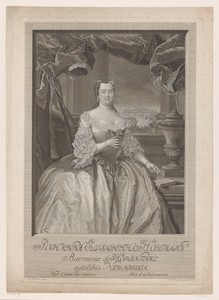 Portret van Johanna Elisabeth Hohmann, Freifrau von Hohenthal