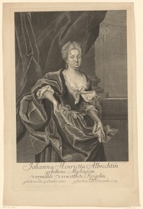 Portret van Johanna Henrietta Albrecht