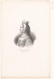 Portret van Johanna I van Auvergne