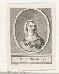 Portret van Johanna Koerten