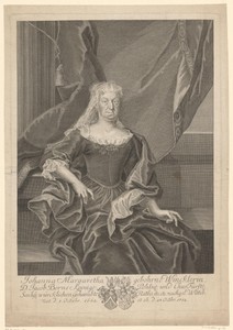 Portret van Johanna Margaretha Born