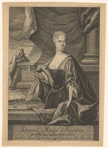 Portret van Johanna Maria Straub