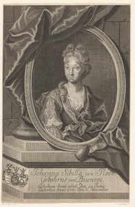 Portret van Johanna Sibilla von Ilow