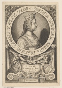 Portret van Johanna van Bourbon