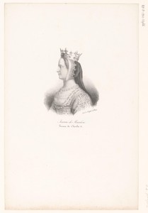Portret van Johanna van Bourbon