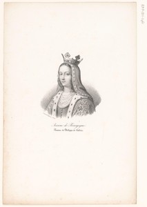 Portret van Johanna van Bourgondië