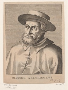 Portret van Johannes Argyropylus
